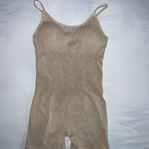 PrettyLittleThing Tan Bodysuit